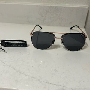 Quay “The Playa” Aviator Sunglasses